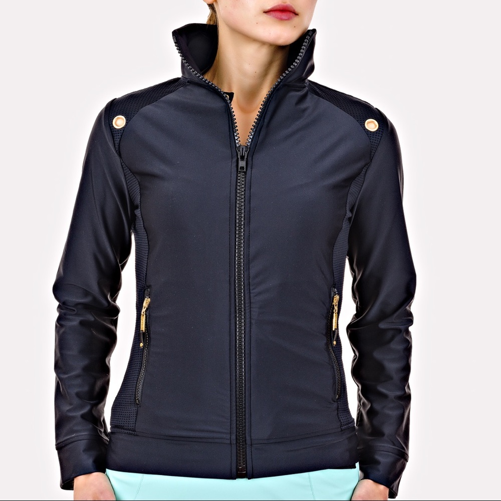 CENTRE COURT ACTIVEWEAR BREAKERS JACKET (BLACK)